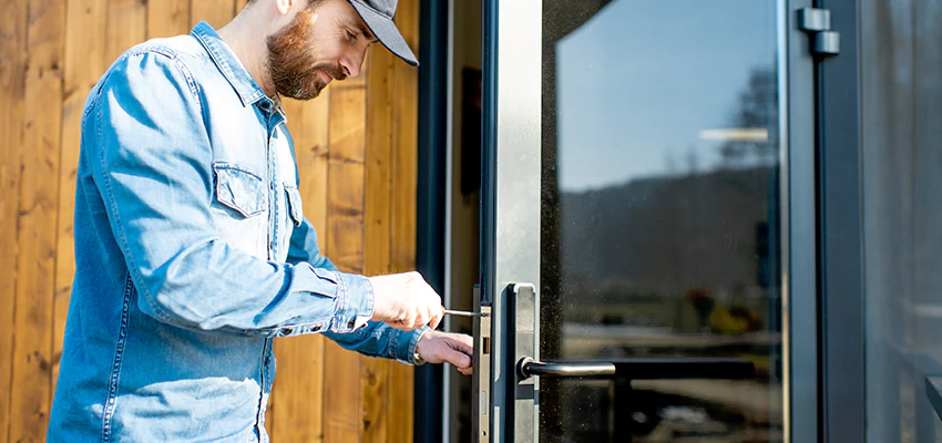 Frameless Glass Storefront Door Locks Replacement in Mountain House, CA